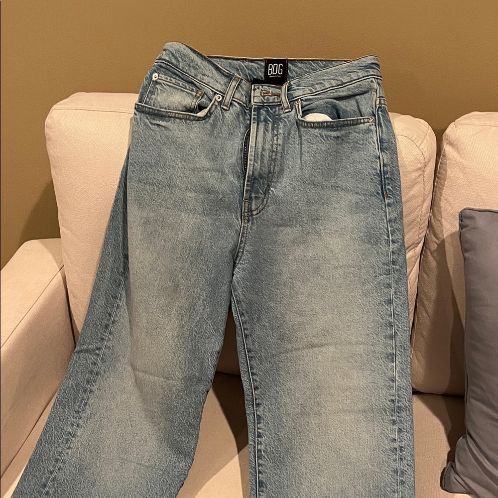 BDG Light Blue Stretch Jeans urban outfitters